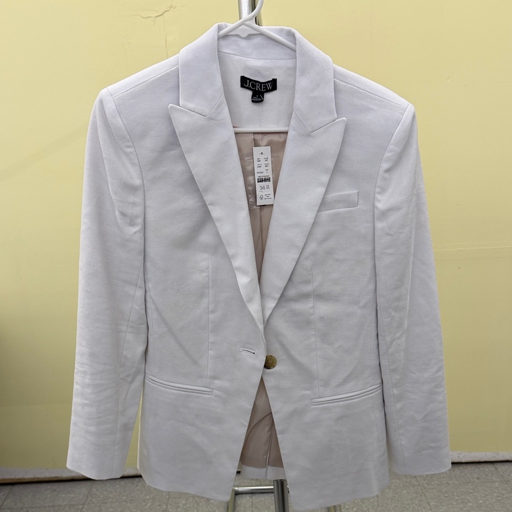 J. Crew Elegant White Women’s Blazer